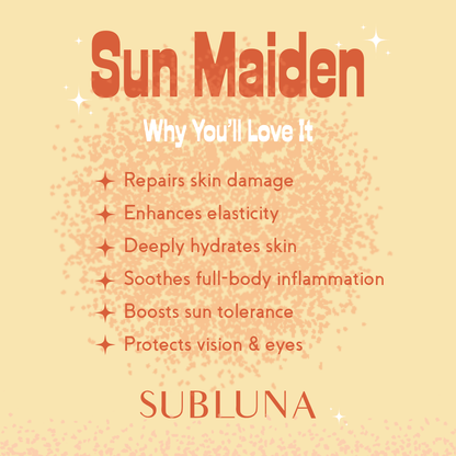 Sun Maiden Tea Powder: Skin Resilience Blend for Sun Protection & Skin Renewal - SubLuna