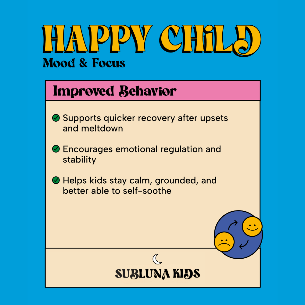 Happy Child: Mood & Brain Gummy - Cherry Cola Flavor - SubLuna