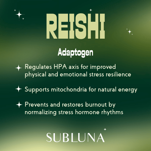 Reishi Mushroom Triple Extract® plus Nano Technology - SubLuna
