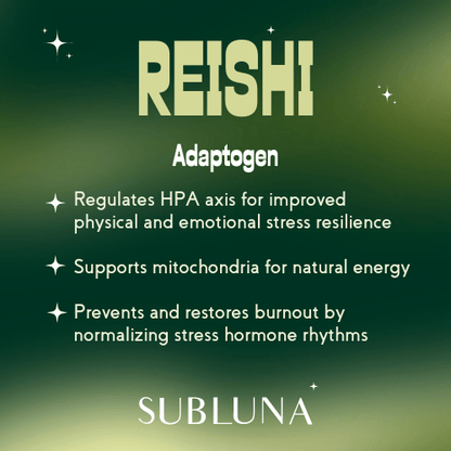 Reishi Mushroom Triple Extract® plus Nano Technology - SubLuna