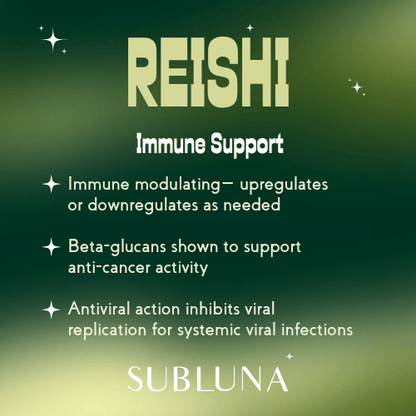 Reishi Mushroom Triple Extract® plus Nano Technology - SubLuna