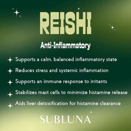 Reishi Mushroom Triple Extract® plus Nano Technology - SubLuna