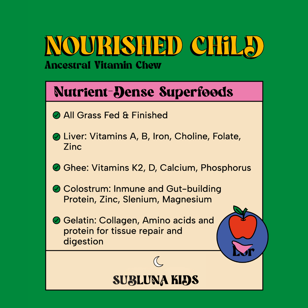 Nourished Child: Ancestral Vitamin Gummy - SubLuna