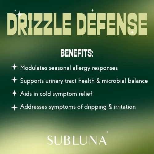 Drizzle Defense: Allergy & Urinary Tract Support - SubLuna
