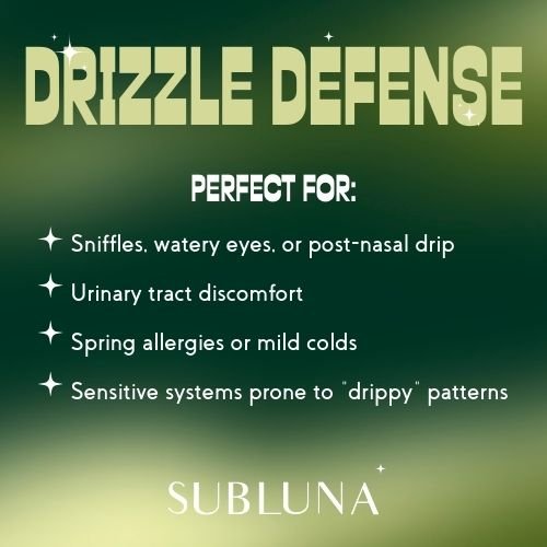 Drizzle Defense: Allergy & Urinary Tract Support - SubLuna
