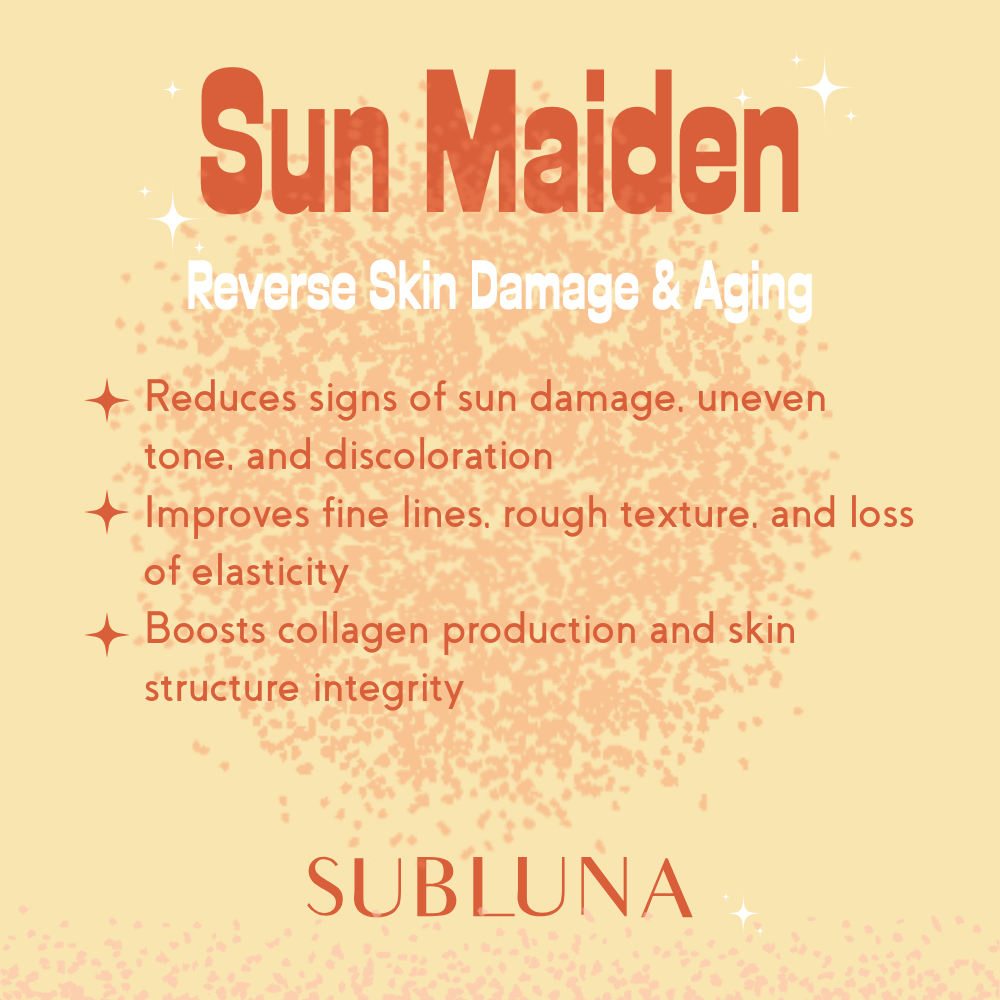 Sun Maiden Tea Powder: Skin Resilience Blend for Sun Protection & Skin Renewal - SubLuna