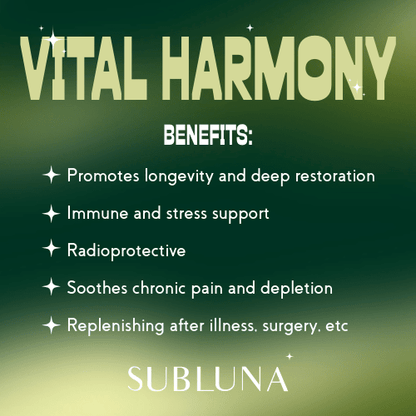 Vital Harmony: Longevity & Resilience Blend - SubLuna