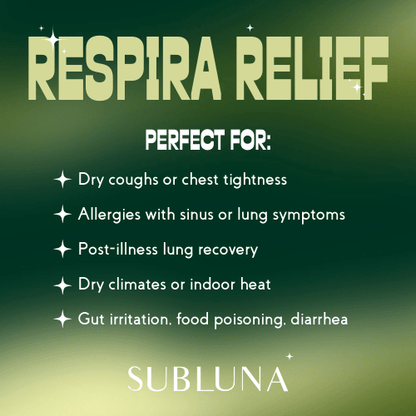 RespiraRelief: Cough and Cold Tea Blend - SubLuna