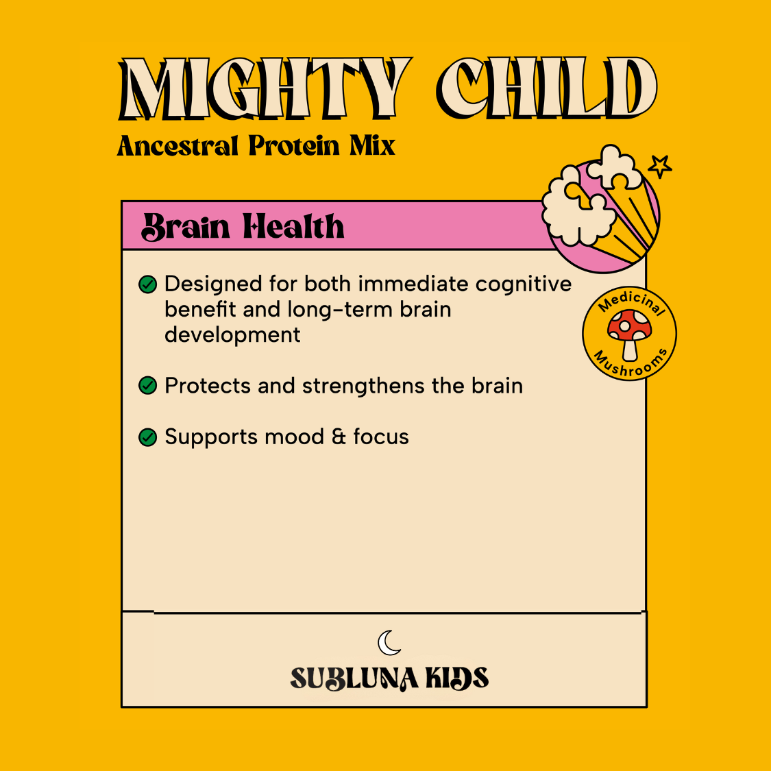Mighty Child: Ancestral Protein Chocolate Mix - SubLuna