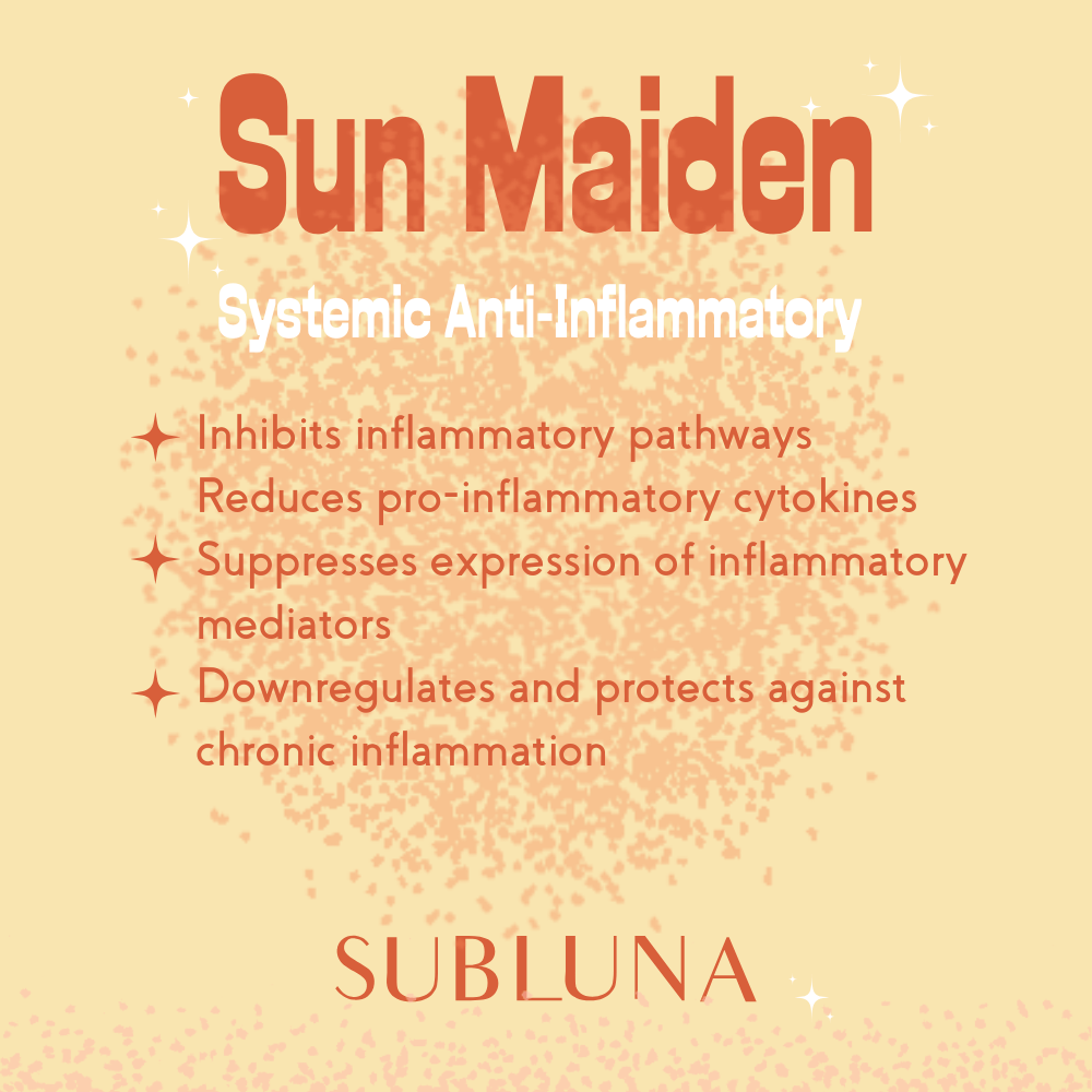 Sun Maiden Tea Powder: Skin Resilience Blend for Sun Protection & Skin Renewal - SubLuna