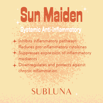 Sun Maiden Tea Powder: Skin Resilience Blend for Sun Protection & Skin Renewal - SubLuna