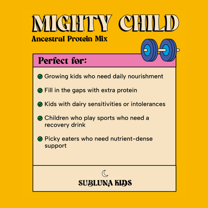 Mighty Child: Ancestral Protein Chocolate Mix - SubLuna