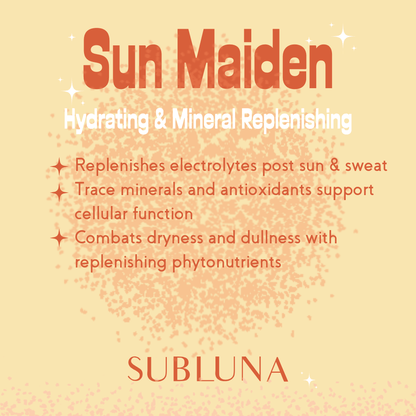 Sun Maiden Tea Powder: Skin Resilience Blend for Sun Protection & Skin Renewal - SubLuna