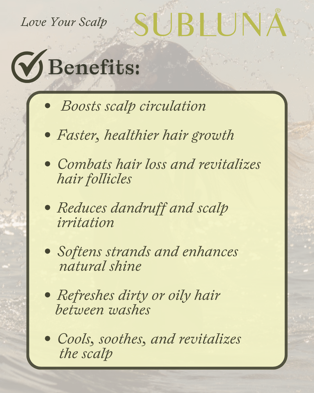 Love Your Scalp: Hair Growth Mist - SubLuna