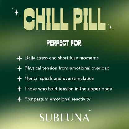 Chill Pill: Anger and Irritation Support - SubLuna