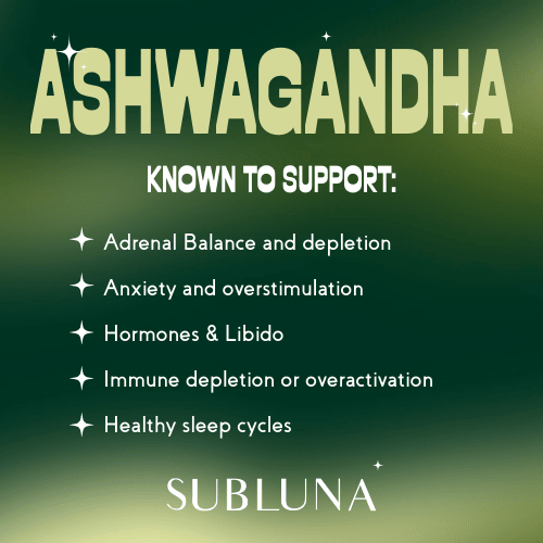 Ashwagandha Root Tincture: Performance & Vitality Blend - SubLuna