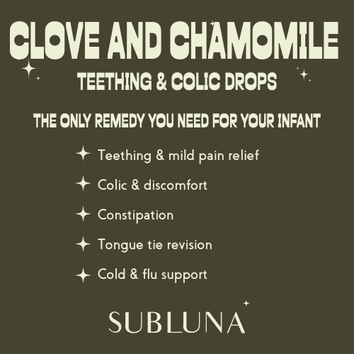Clove and Chamomile Teething & Colic Drops - SubLuna