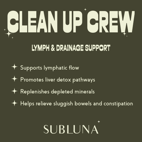 Clean Up Crew: Lymph & Drainage Support - SubLuna