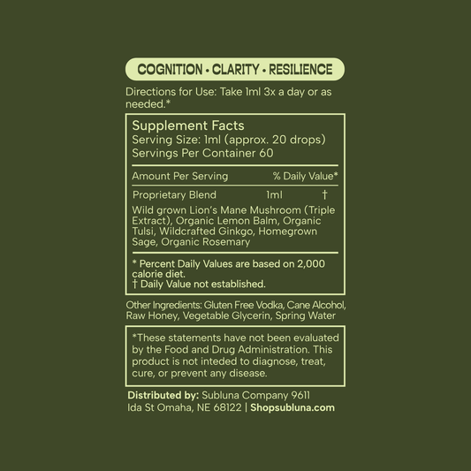 BrainWaves: Memory and Mood Support - SubLuna