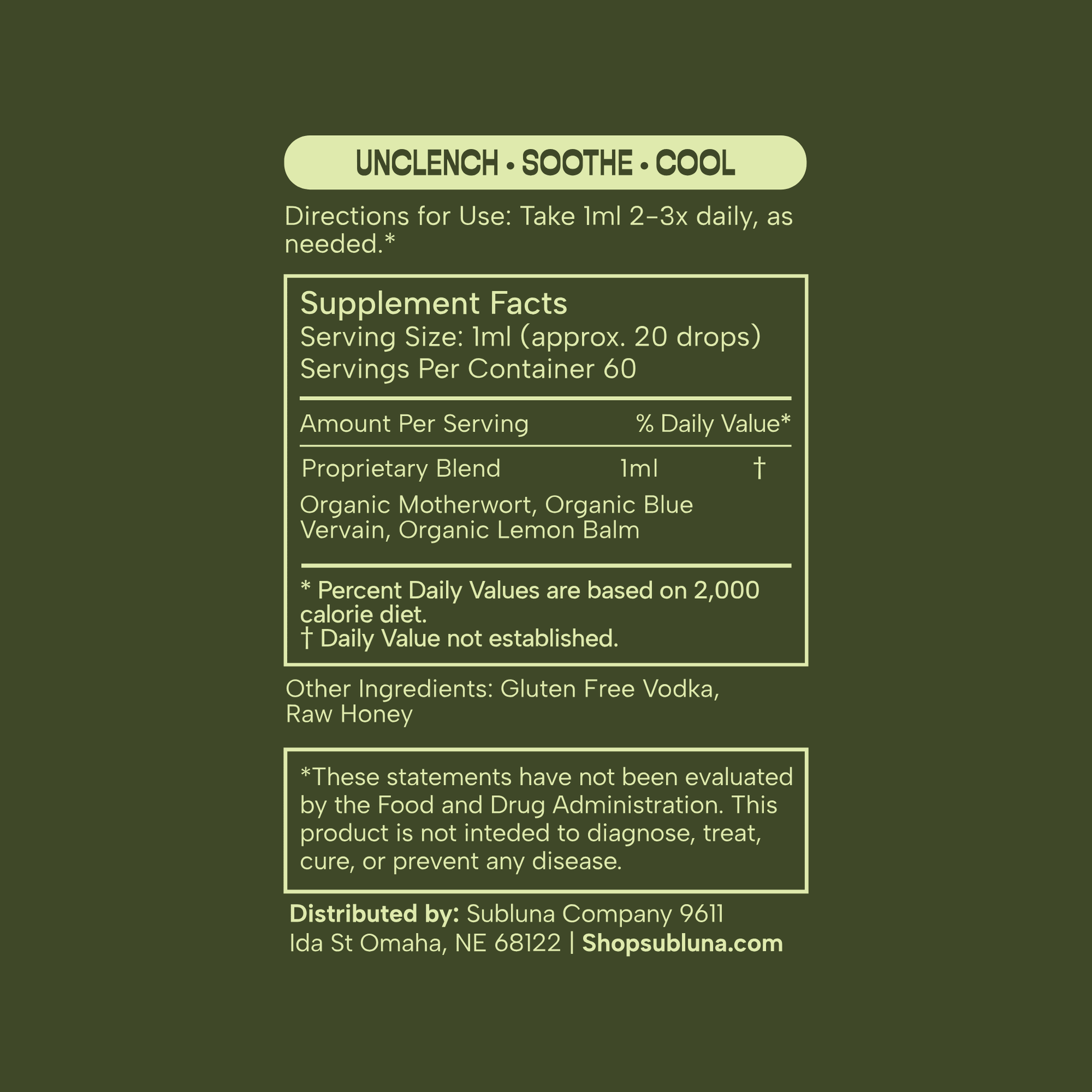 Chill Pill: Anger and Irritation Support - SubLuna