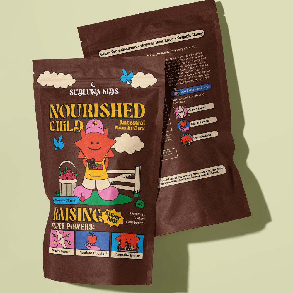 Nourished Child: Ancestral Vitamin Gummy - Cherry Chocolate - SubLuna