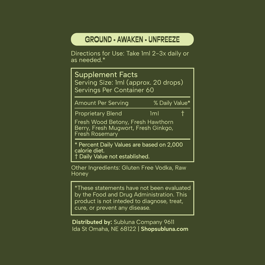 Frozen in Space: Disassociation & Freeze State Blend - SubLuna