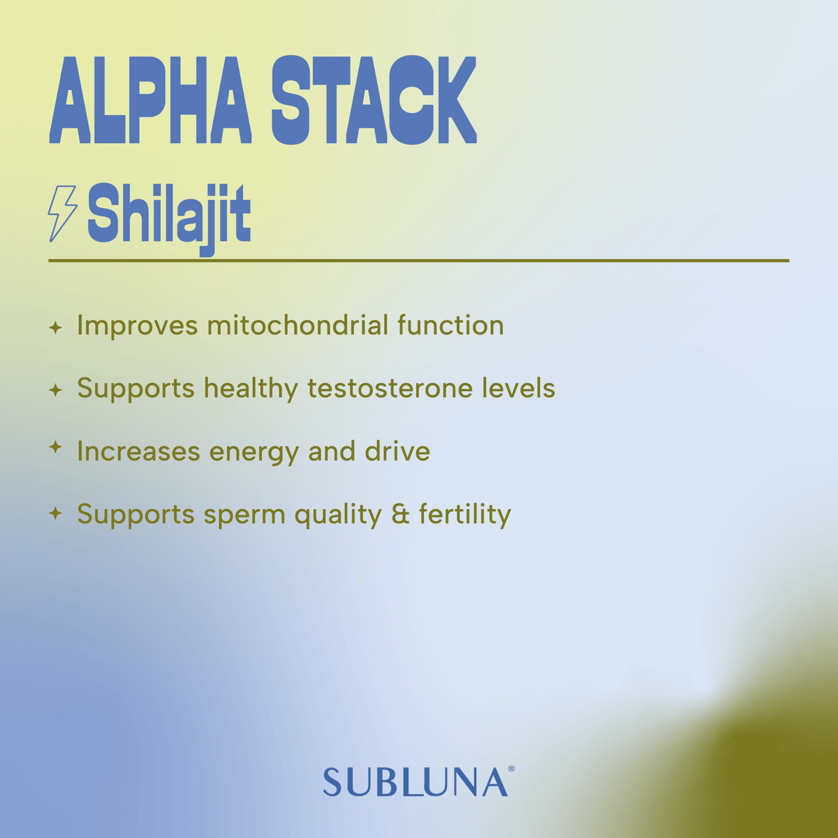 Alpha Stack: 3-in-1 Male Performance Gummy – SubLuna