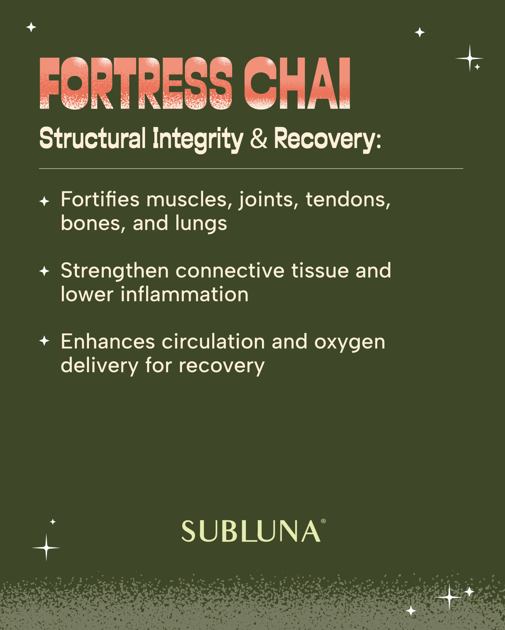 Fortress Chai - SubLuna