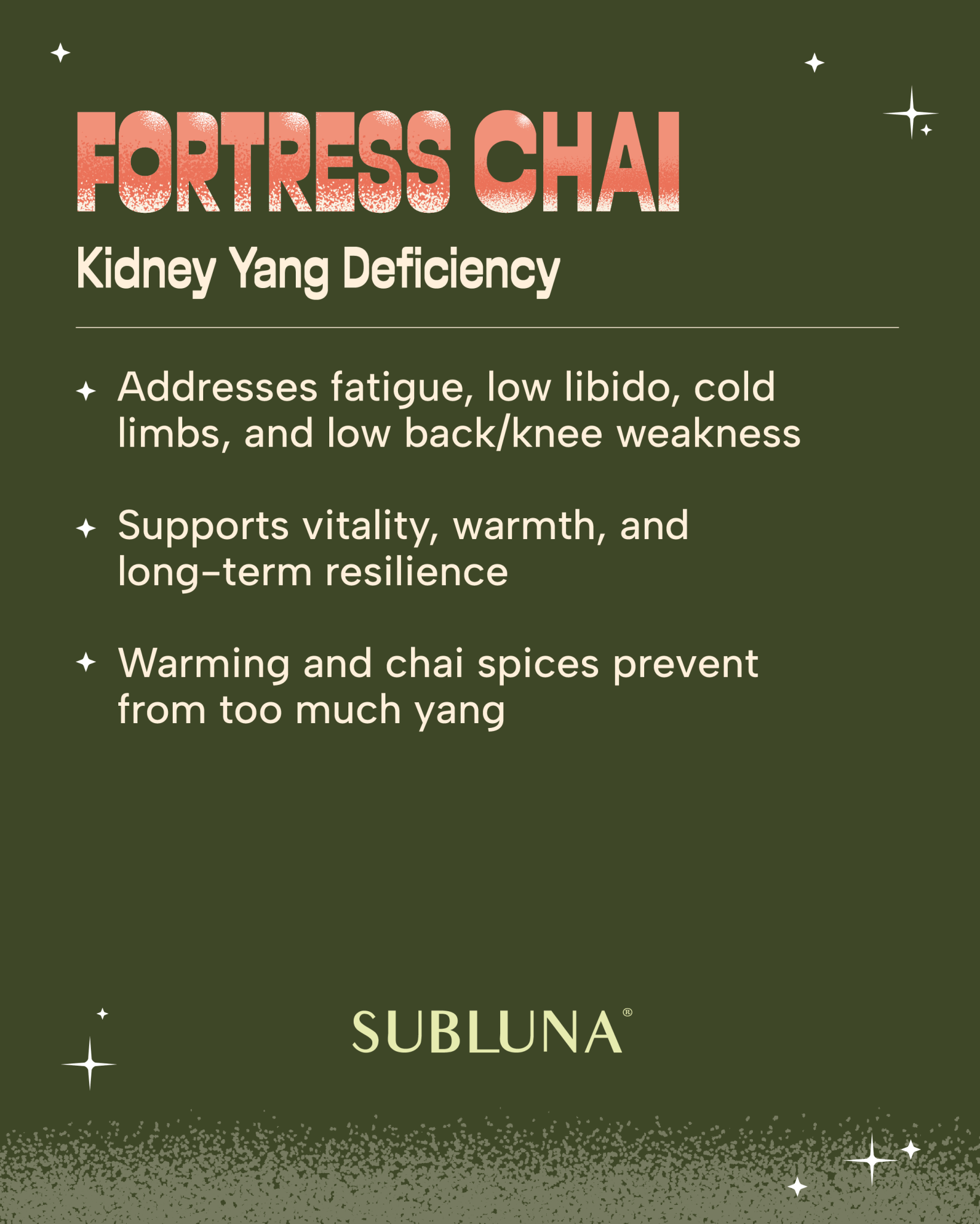 Fortress Chai - SubLuna