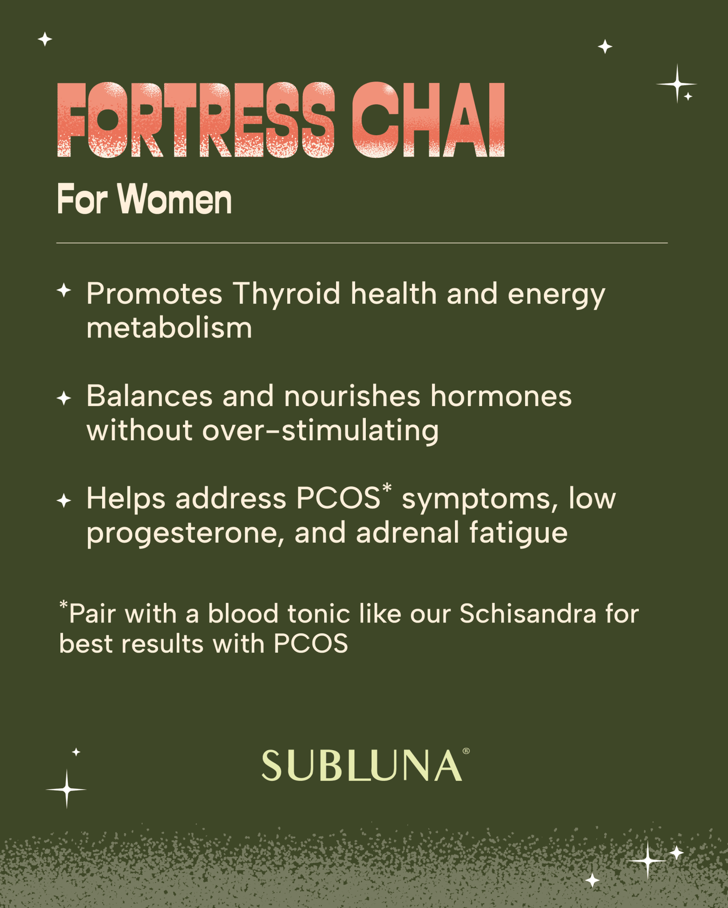 Fortress Chai - SubLuna
