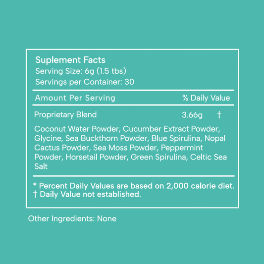 Mermaid Water Herbal Electrolyte Mix - SubLuna