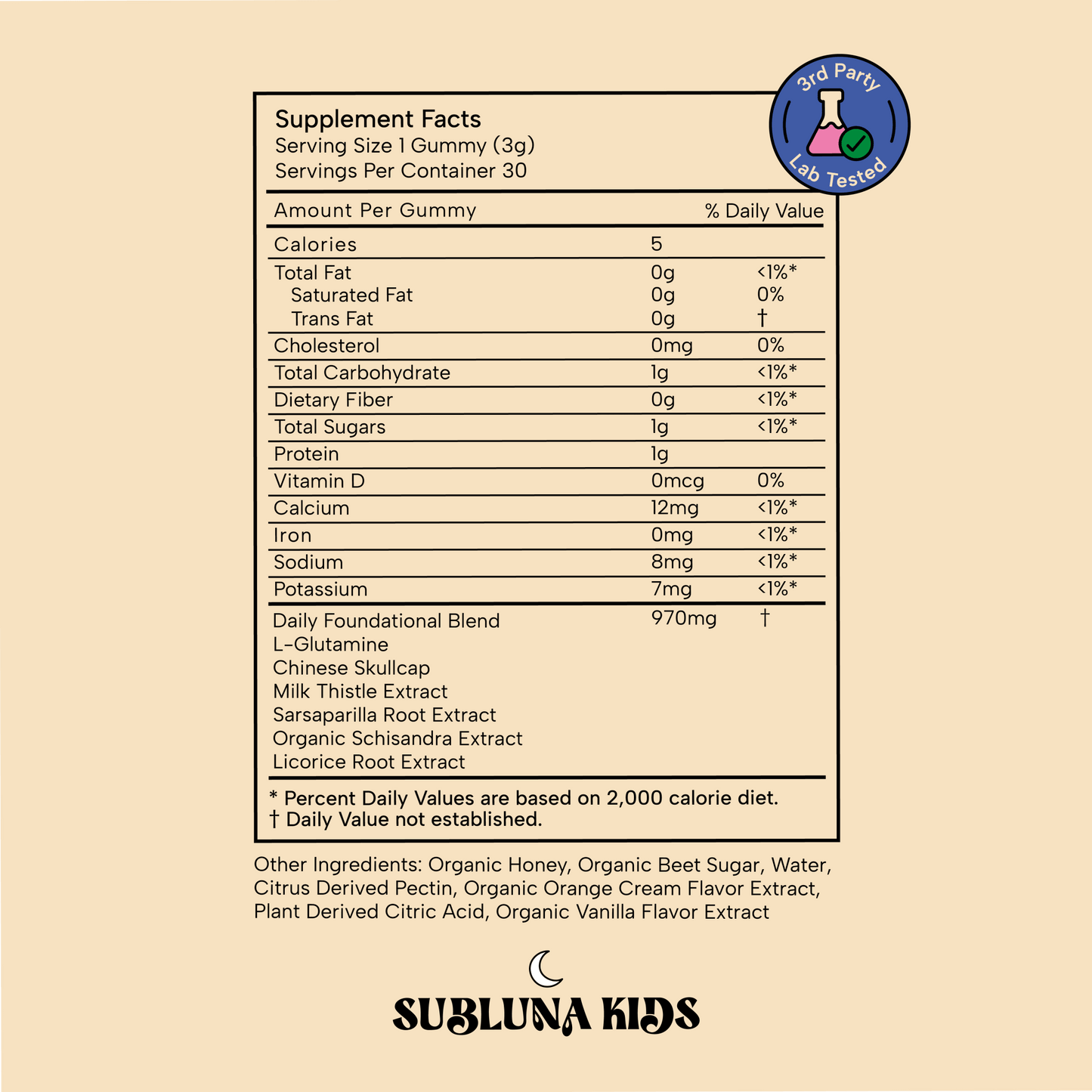 Balanced Child: Detox & Gut Gummy - SubLuna