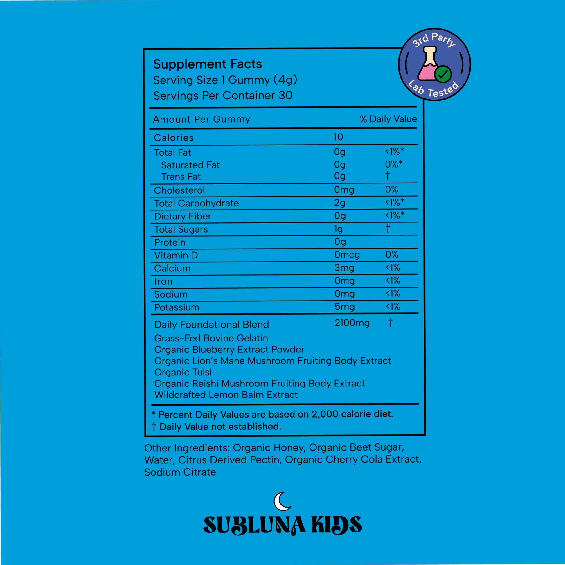 Happy Child: Mood & Brain Gummy - SubLuna