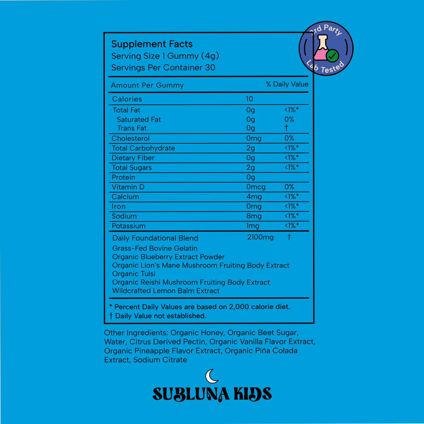 Happy Child: Mood & Brain Gummy - SubLuna