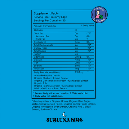Happy Child: Mood & Brain Gummy - SubLuna