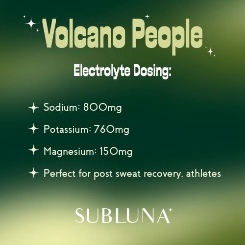 Volcano People: Herbal Electrolytes for Natural Energy - SubLuna