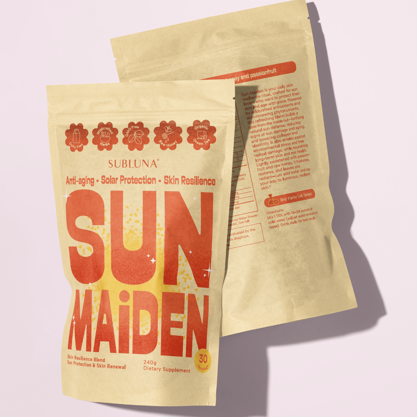 Sun Maiden Herbal Electrolyte: for Sun Protection & Skin Renewal - SubLuna
