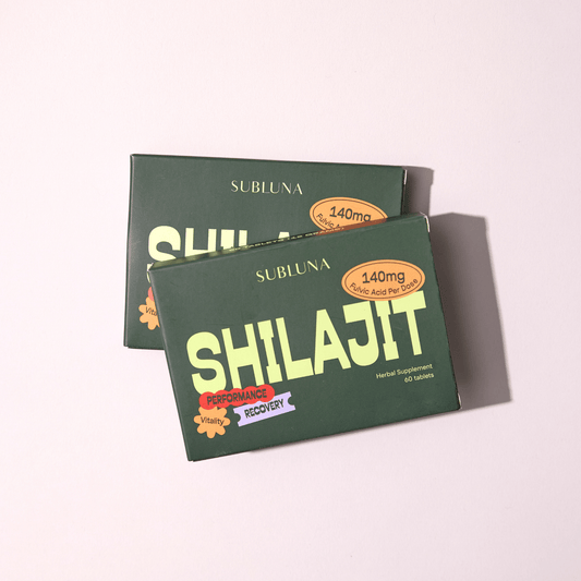 Pure Shilajit Resin Tablets 60ct - SubLuna