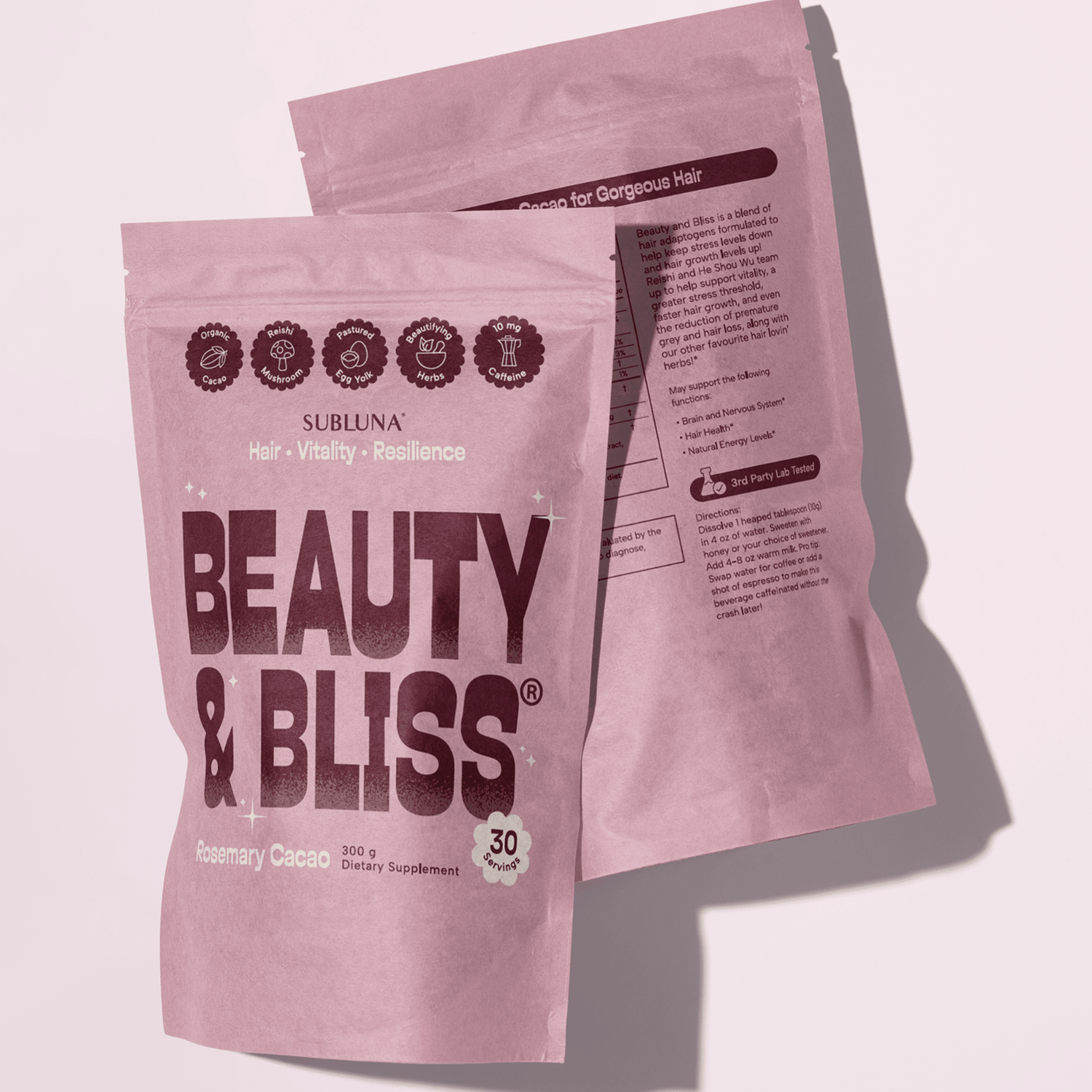Beauty and Bliss ® Rosemary Cacao - SubLuna