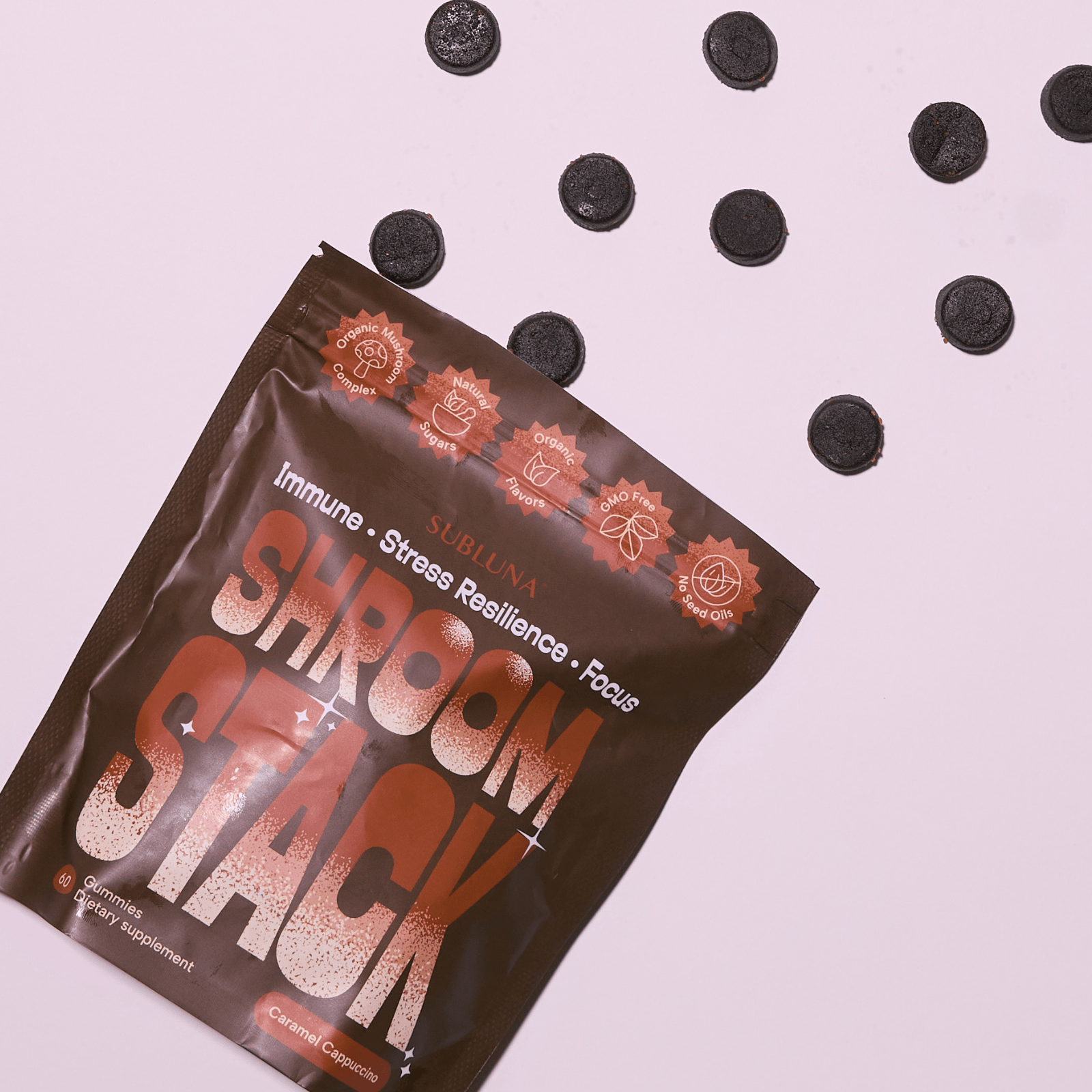 Shroom Stack: Medicinal Mushroom Gummies - SubLuna