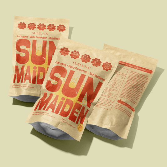 Sun Maiden Tea Powder: Skin Resilience Blend for Sun Protection & Skin Renewal - SubLuna