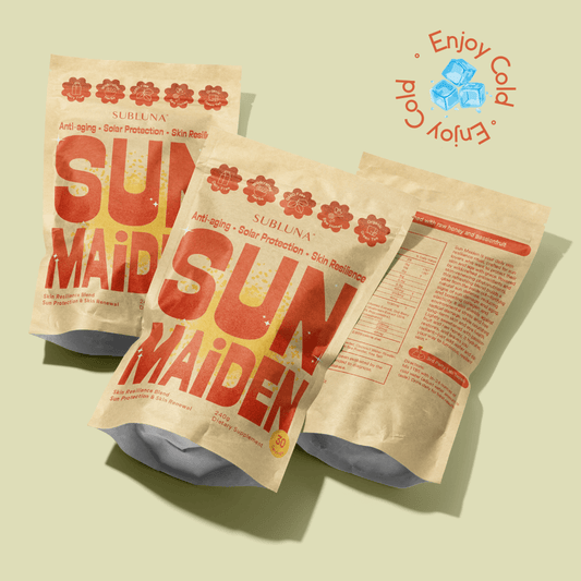 Sun Maiden Tea Powder: Skin Resilience Blend for Sun Protection & Skin Renewal - SubLuna